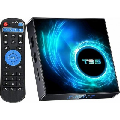 T95 4K UHD TV Box με WiFi 4GB+32GB Android 10