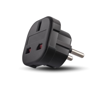 Forever Travel Adapter UK to EU black