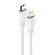 Maxlife MXUC-05 cable USB-C - Lightning 2m 20W white