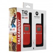 Motorola Talkabout T42 Walkie-Talkie twin-pack (κόκκινο)