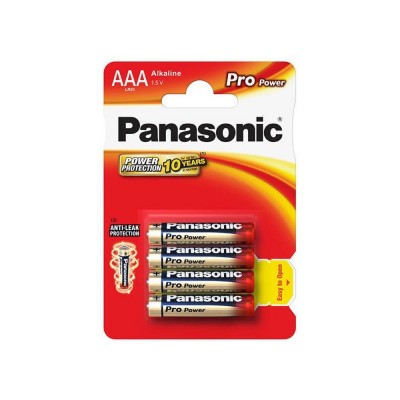 Panasonic alkaline battery LR03/AAA Pro Power - 4 pcs blister
