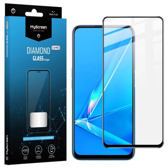 Tempered Glass 5D IPHONE 13 PRO MAX MyScreen DIAMOND GLASS LITE edge Full Glue black