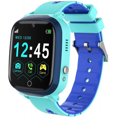 Q13 Αδιάβροχο Παιδικό Ρολόι με GPS Tracker, Camera, Voice Chat, Touch Screen - Μπλε