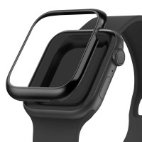 Ringke Stainless Bezel Glossy Black για Apple Watch 44mm
