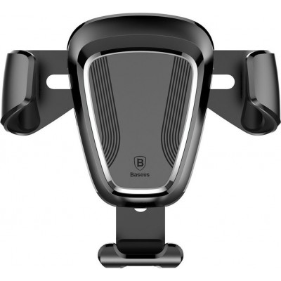 Baseus Βάση Στήριξης Αεραγωγού Gravity Car Mount Phone Bracket Air Vent Holder - Μαύρο (SUYL-01)