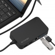 BlitzWolf BW-TH7 7-in-1 Hub for Windows Surface , HDMI 1080P@60Hz , 3x USB Ports, 1x RJ45 Gigabit - Black
