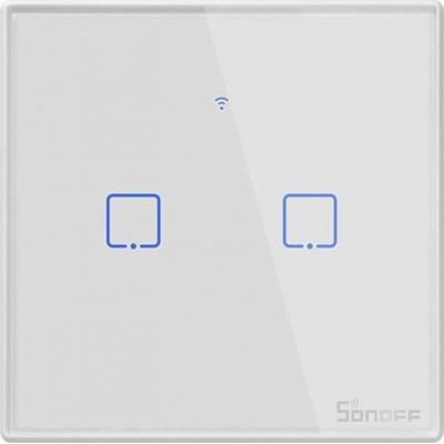 Sonoff wireless 433MHz smart wall switch T2EU2C-RF (2-channel)