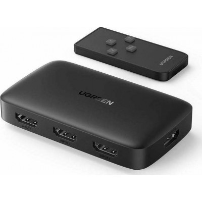 Ugreen splitter switch HDMI - 3x HDMI 4K 30Hz black (CM332 80125)