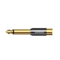 Ugreen 6.35mm jack adapter (male) to RCA (female) gold (AV169)