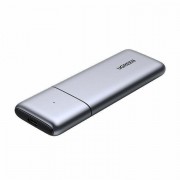 Ugreen housing M.2 NVMe / M.2 SATA SSD SSD USB 3.2 Gen 2 (10Gbps) gray + cable USB – USB Type C 0.5m + USB Type C – USB Type C 0.5m (CM389) cable