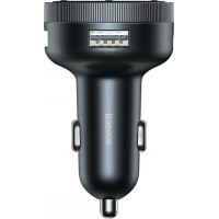 Baseus Enjoy Car LED Wireless 2x USB / 3,5mm jack MP3 Charger Bluetooth 5.0 3.4A Black (CCLH-01)