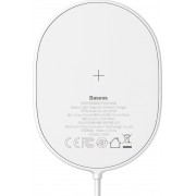 Baseus Light Wireless Charger with Magsafe Compatibility , 15W Max - White