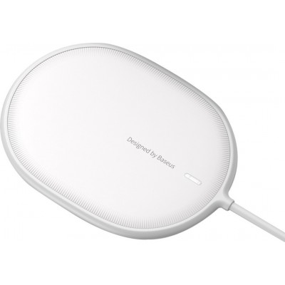 Baseus Light Wireless Charger with Magsafe Compatibility , 15W Max - White