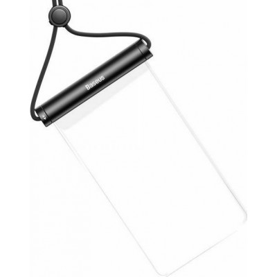 Baseus Transparent Waterproof Bag έως 7.2" Μαύρο