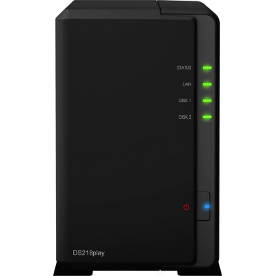 Synology DiskStation DS218play RTD1296 Ethernet LAN Compact Black NAS (DS218play)