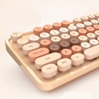 MOFII Sweet Ασύρματο Σετ Πληκτρολόγιο & Ποντίκι Αγγλικό US SMK-623387AG Καφέ