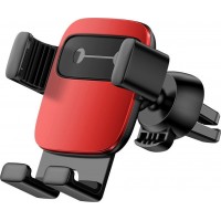 Baseus Cube Gravity Car Mount Air Vent Phone Bracket Holder red (SUYL-FK09)