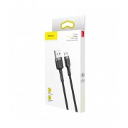 BASEUS USB Cable - Cafule CAMKLF-AG1 2.4A micro USB 0.5m black and gray