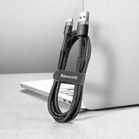 BASEUS USB Cable - Cafule CAMKLF-AG1 2.4A micro USB 0.5m black and gray