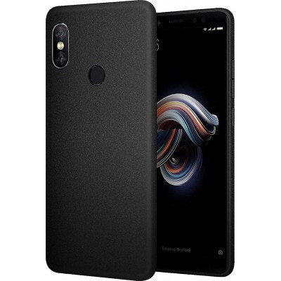 Soft Matt Θήκη TPU για Xiaomi Note 6 Pro Μαύρο