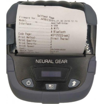 NG 320 ΦΟΡΗΤΟΣ ΘΕΡΜΙΚΟΣ ΕΚΤΥΠΩΤΗΣ, 80mm, USB / Bluetooth / Wi-Fi