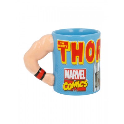 Stor Marvel Thor Arm 3D Κούπα Κεραμική Μπλε 330ml