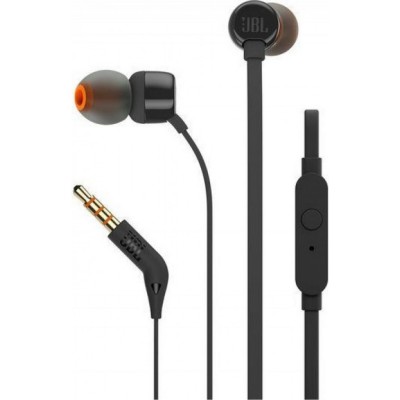 EARPHONES JBL T110 BLACK