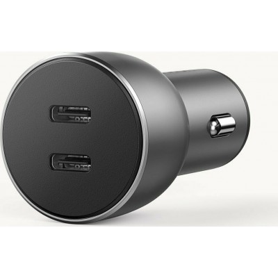 Ugreen® Φορτιστής Αυτοκινήτου CD213 40W 2x USB Type C Quick Charge 3.0 PD 3.0 Space Grey 70594