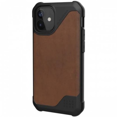 CASE ETUI UAG URBAN ARMOR GEAR METROPOLIS LT IPHONE 12 MINI BROWN