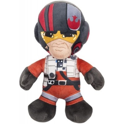 DISNEY STAR WARS PLUSH POE IN UNIQUE VELBOA 17CM