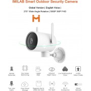 Xiaomi Security Imilab EC3 Outdoor Security Camera IP Κάμερα Παρακολούθησης Wi-Fi 1080p Αδιάβροχη με Αμφίδρομη Επικοινωνία CMSXJ25A