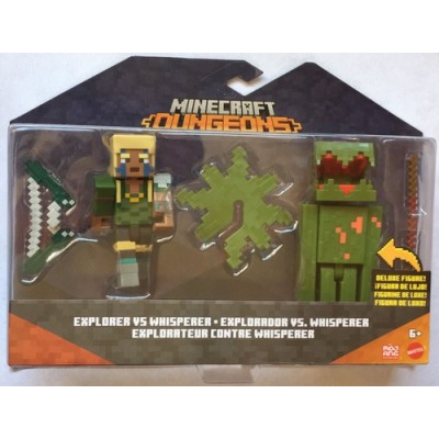 MINECRAFT FIGURES 2-PACK EXPLORER VS WHISPORER