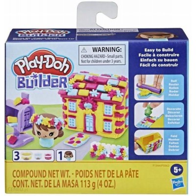 CAKE PLAY DOH MINI BUILDER 3 COLORS + ACCESSORIES SWEET HOUSE