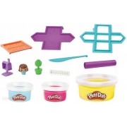 CAKE PLAY DOH MINI BUILDER 3 COLORS + ACCESSORIES SWEET HOUSE