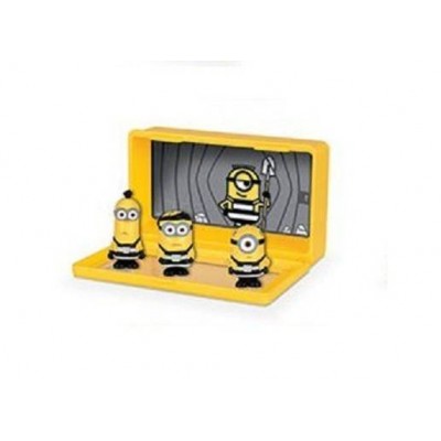 DESPICABLE ME 3 / MINIONS PLAYSET + 3 FIGURES 3 ASSORTED 9X10,5CM JAIL TIME
