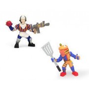 FORTNITE - SET OF TWO FIGURES WITH ACCESSORIES BATTLE ROYALE COLLECTION 13X18CM