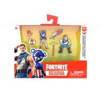 FORTNITE - SET OF TWO FIGURES 116606 WITH ACCESSORIES BATTLE ROYALE COLLECTION 13X18CM