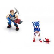 FORTNITE - SET OF TWO FIGURES 116606 WITH ACCESSORIES BATTLE ROYALE COLLECTION 13X18CM