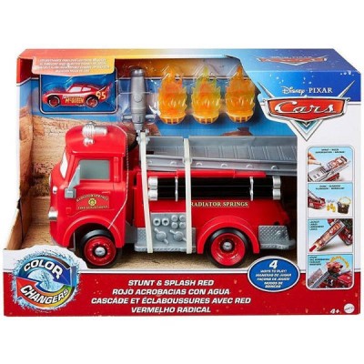 MATTEL DISNEY CARS FIRE TRUCK SET