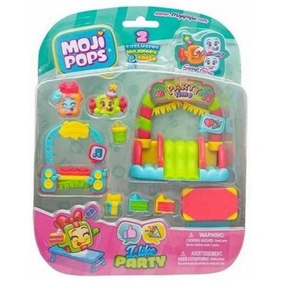 MOJI POPS I LIKE PARTY SET 2 FIGURES + ACCESSORIES