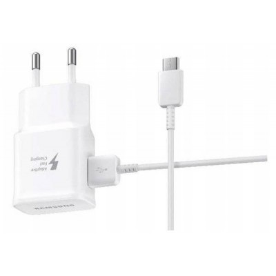 WALL CHARGER SET SAMSUNG EP-TA200 + CABLE SAMSUNG ECB-DU4AWE 1M BULK WHITE (ΑΣΥΣΚΕΥΑΣΤΟ)