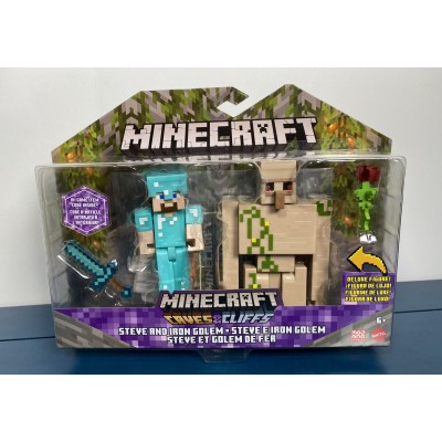 MINECRAFT FIGURES 2-PACK CAYES & CLFFS
