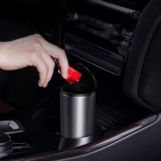 Baseus car mini trash can with lid for car black (CRLJT-01)
