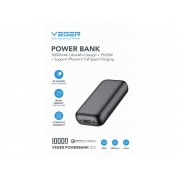 Veger VP1135 10000 PD 20W USB-C Mini Power Bank 10.000mAh Power Delivery & QC3.0, Μαύρο