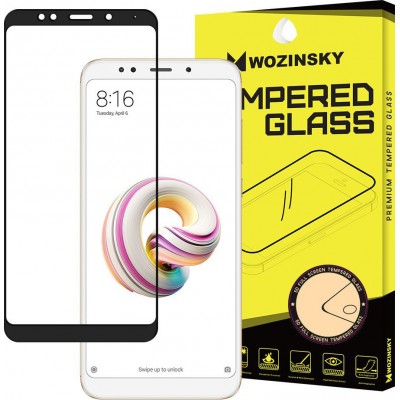 Wozinsky Full Face Tempered Glass Black (Redmi 5)
