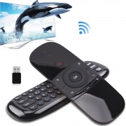  W1 Wireless 2.4GHz Universal Remote Controller with Keyboard for TV, Computer, Laptop, Projector black