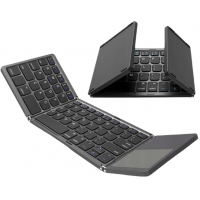 Bluetooth Πληκτρολόγιο με Touchpad Compact Folded