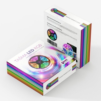 Nexeri LED Strip Lights RGB Waterproof 5m multicolor SMD3528 12V 