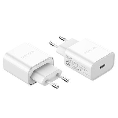 Wall Charger USB-C PD 20W 3A Dux Ducis C50 USB Type C White 
