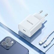 Wall Charger USB-C PD 20W 3A Dux Ducis C50 USB Type C White 